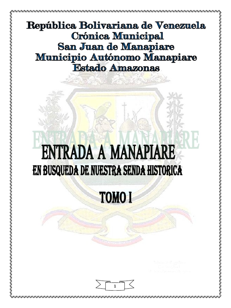 Entrada A Manapiare T. I | PDF | Río | Roca (geología)