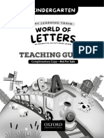 MLT World of Letters Kindergarten TG