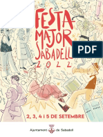 Programa Festa Major Sabadell 2022