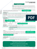 Preencha dados bancários e assine SEPA