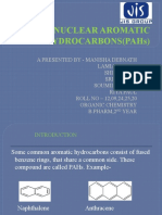 Polynuclear Aromatic Hydrocarbons (Pahs)