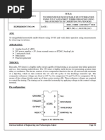 Ae Exp 9 To Design Monostable Multivibrators Using 555 Ic