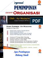 1 Apa Urgensi Kepemimpinan Dalam Organisasi Studi Kepemimpinan PesantrenPolitik - Com AyiMuzayini 21 Nov 2021