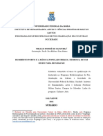 Relatório de Qualificação de Doutorado