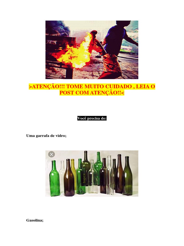 Guia de Coquetéis Molotov e Variações | PDF | Gastronomia, comida e vinho, image size:768x1024