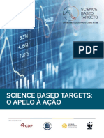 Science Based Targets Call To Action Brochure Portuguese
