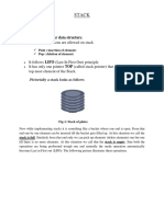 Stack: It Is Type of Linear Data Structure. Only Two Operations Are Allowed On Stack