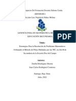 Estrategias para La Resolución de Problemas Matemáticos