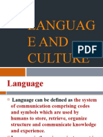 Lecture 2 (Language and Culture)