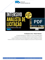PDF Aula 1 Intensivo do Analista de Licitacao
