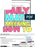 Demo Daily Math Meeting 8377758