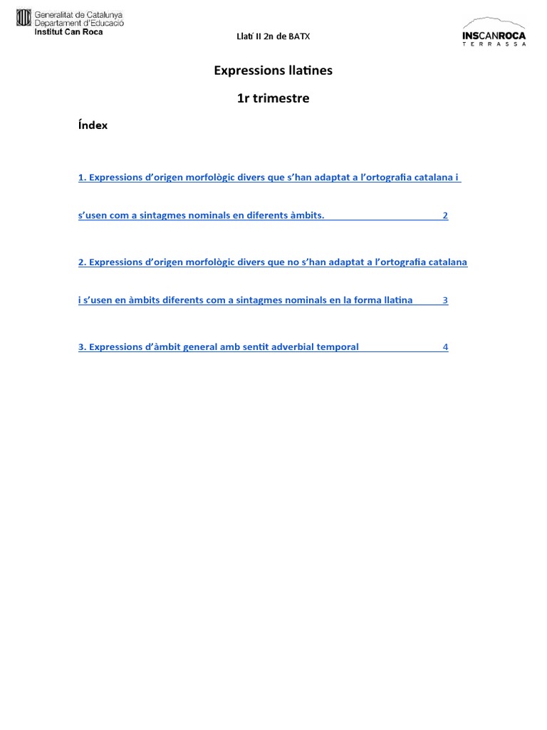 ASTA RIX LES EXPRESSIONS LLATINES EXPLICADES DE L visual data 2