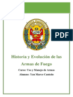 Historia y Evolucion de Las Armas de Fuego