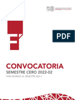 Convocatoria Semestre Cero 22-02