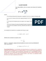 Ley de Coulomb