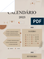 Calendário Anual 2023