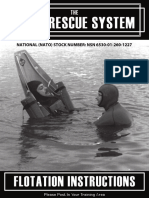 Sked Rescue System: Flotation Instructions
