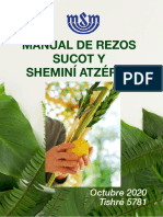 Guía de rezos de Sucot y Shemini Atzeret