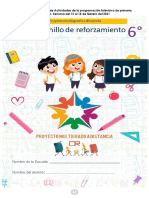 Cuadernillo de Actividades de La Programación Televisiva de Primaria 6° Grado. Semana Del 15 Al 18 de Febrero Del 2021