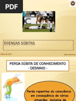 Aula 8a Doencas Subitas- Desmaio Hipoglicemia Asma Dor Toracica 2011