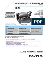 Service Manual: CCD-TRV128/TRV228/TRV228E/TRV328/TRV428/TRV428E