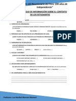 FICHA PARA REPORTAR EVIDENCIAS Matematica Grado2