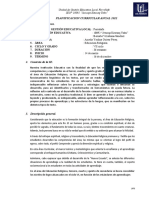 Educacion Religiosa Planificacion Curricular Ciclo Vii Anual 2022 Jky