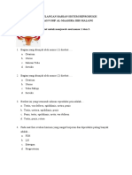 Soal Uh Sistem Reproduksi - Ipa - Kelas 9