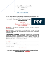 Sabado 23 de Julio 2022 Leccion 4 JUSTICIA LABORAL