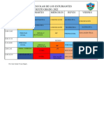 HORARIO ESCOLAR 2 022 Sexto