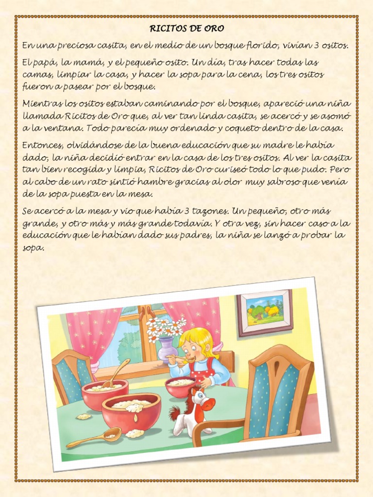 Ricitos de Oro | PDF