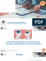 Comunicación asertiva y empatía: menos de