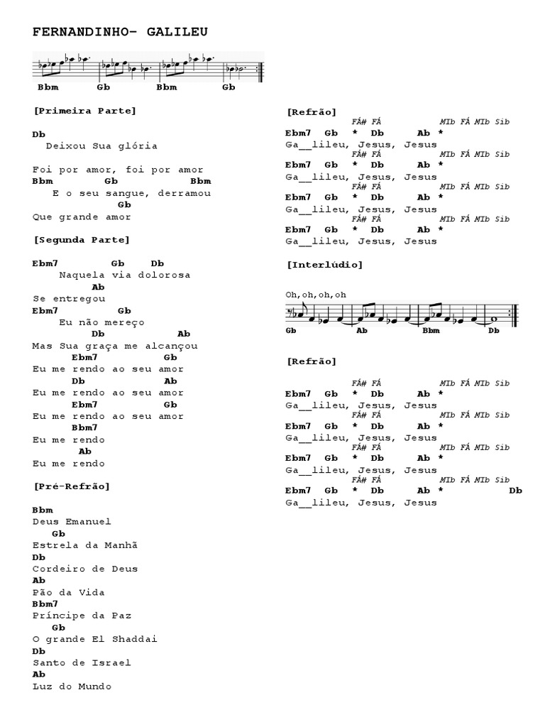 Fernandinho Galileu Original Pdf