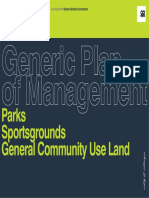 Parks Sportsgrounds General Community Use Land: Sydney2030