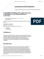 Book - Capability Building Through Dynamic Capabilities and Organizational Learning SpringerLink