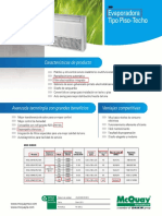 Ficha Evaporadora R-410A McQUAY