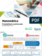 Probabilidad Condicionada: MT3D41PPT004NOTAS-A22V1