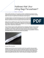 Mengapa Kalibrasi Alat Ukur Sangat Penting Bagi Perusahaan