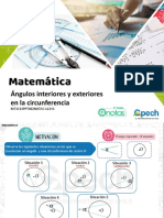 Ángulos Interiores y Exteriores en La Circunferencia: MT3C41PPT002NOTAS-A22V1