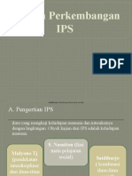 Sejarah Perkembangan IPS