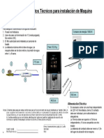 Requisitos técnicos instalación máquina