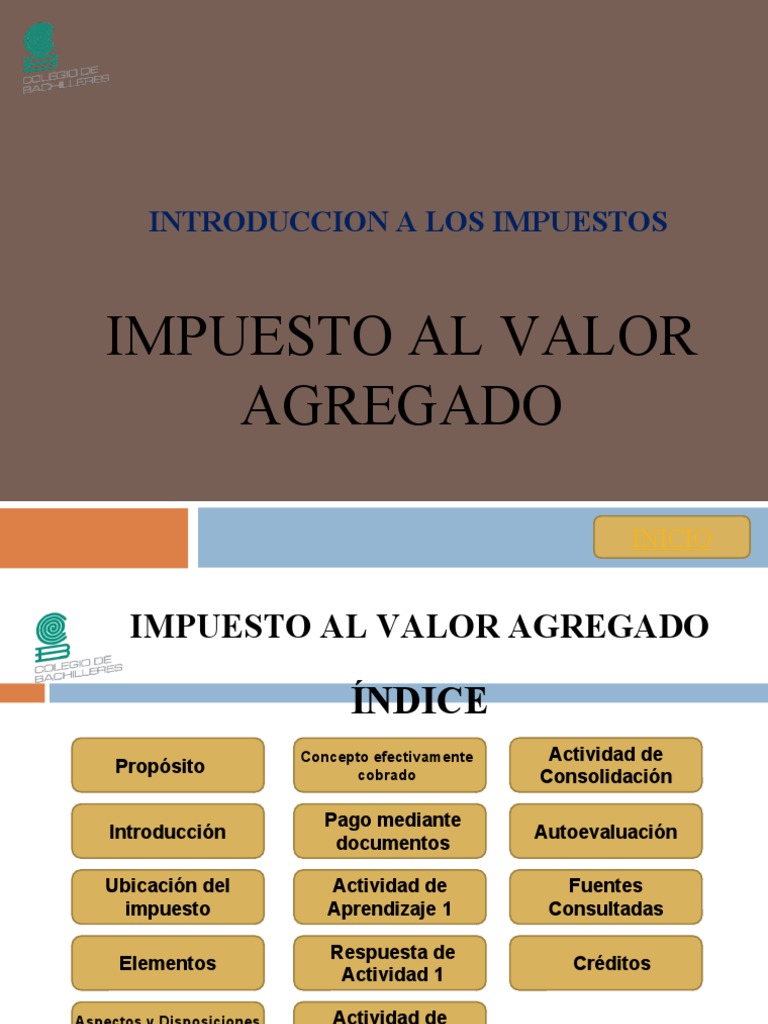 Impuesto Al Valor Agregado | PDF | Impuestos | Impuesto al valor agregado