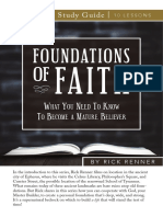 Rick Renner - Study Guide - Foundations of Faith