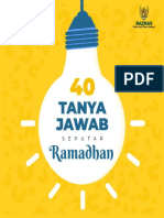 40 Tanya Jawab Seputar Ramadhan