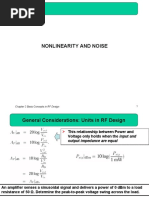 Nonlinearity and Noise: Chapter 2 Basic Concepts in RF Design