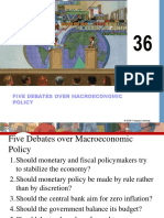 Five Debates Over Macroeconomic Policy: © 2008 Cengage Learning