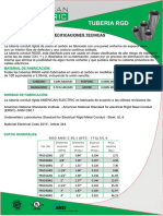 Ficha Tecnica Tuberia RGD + UL + ISO+CARTA