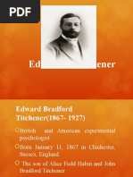 Edward B Titchener