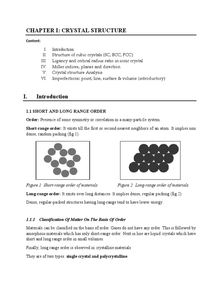 Crystal Structure and Formation Overview | PDF | Dislocation | Crystal ...