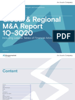 Global M&A Report Highlights Surge in 3Q20 Deal Activity and Technology Megadeals